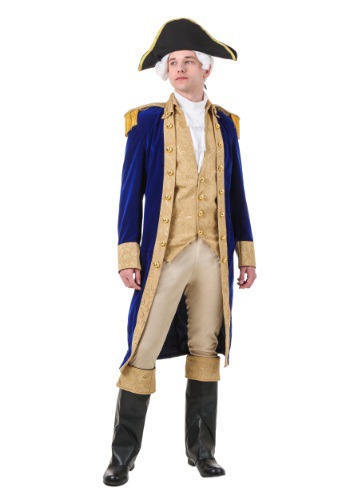 Click Here to buy Mens Plus Size George Washington Costume from HalloweenCostumes, CDN Funds & Shipping