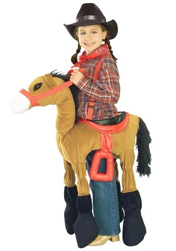 Click Here to buy Ride In Brown Horse Kids Costume from HalloweenCostumes, CDN Funds & Shipping