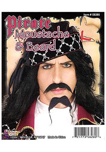 Click Here to buy Pirate Black Beard & Mustache from HalloweenCostumes, CDN Funds & Shipping