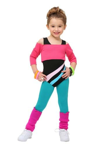 Totally 80s Girl's Workout Costume