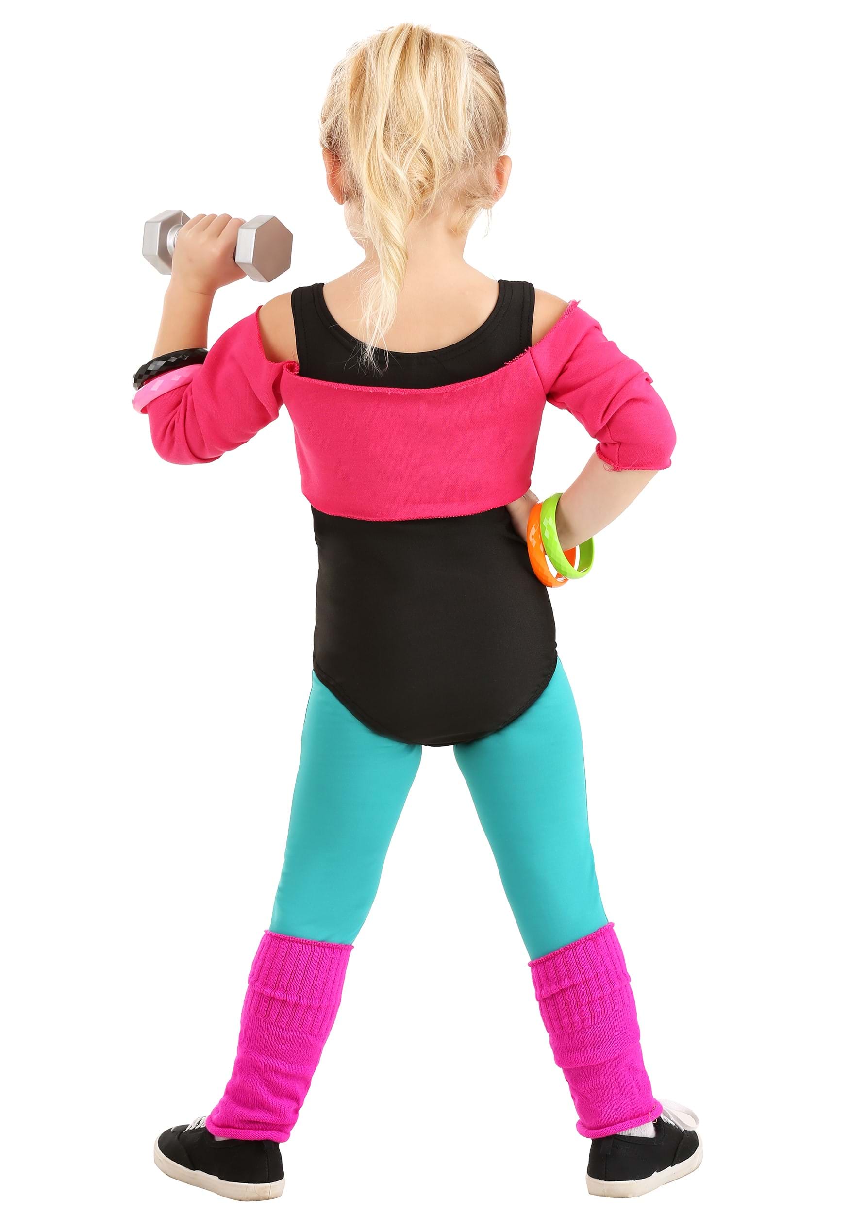 80's Workout Girl Toddler Costume