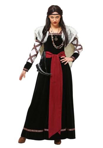 Click Here to buy Dark Viking Dress Womens Costume from HalloweenCostumes, CDN Funds & Shipping