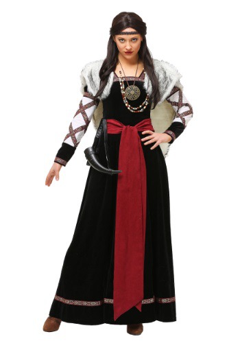 Click Here to buy Plus Size Dark Viking Dress Womens Costume  Vikings Costume from HalloweenCostumes, CDN Funds & Shipping