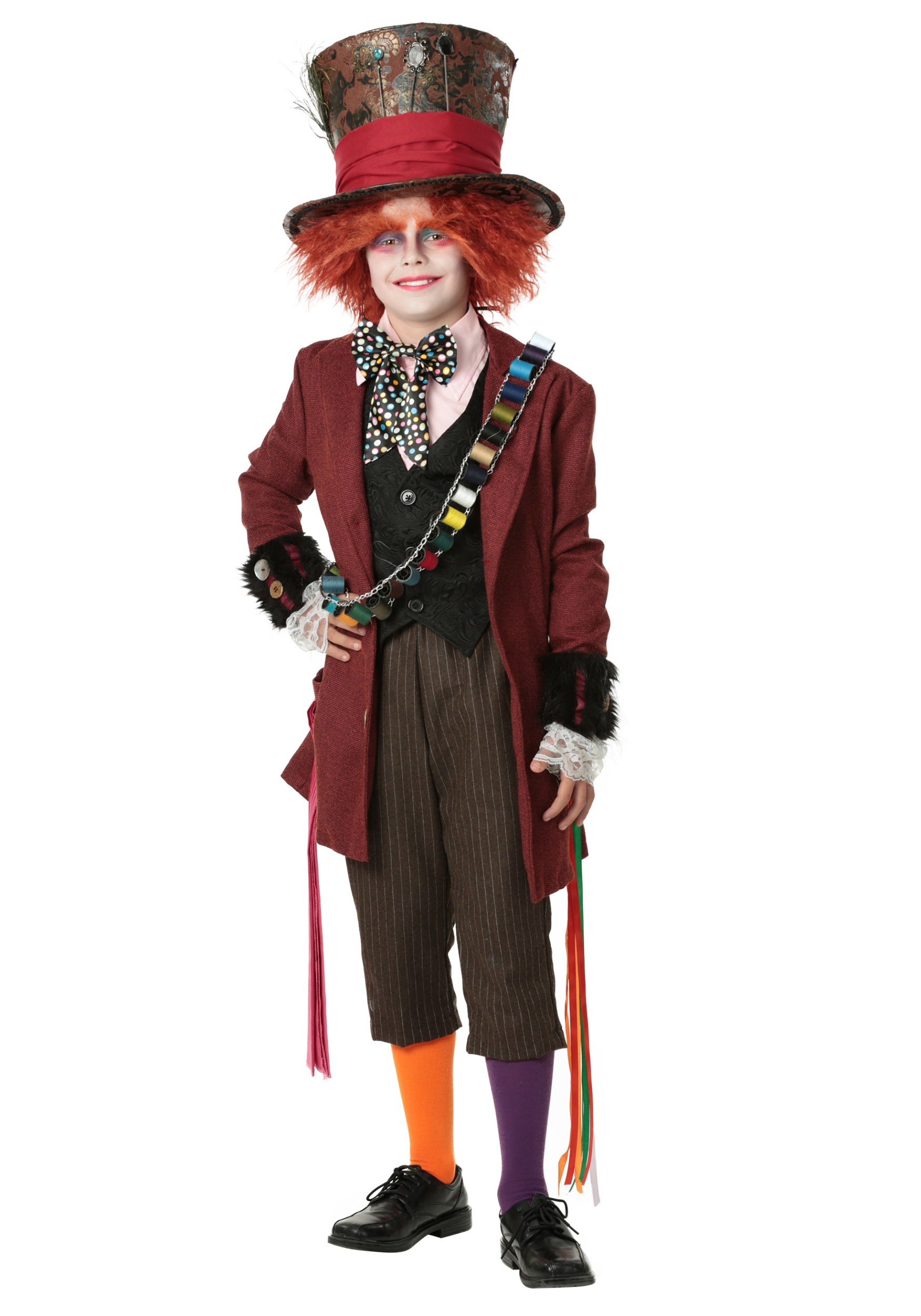 Authentic Kid's Mad Hatter Costume , Mad Hatter Halloween Costumes