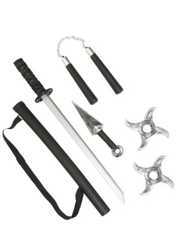 Click Here to buy Kids Ninja Toy Weapons Accessory Kit from HalloweenCostumes, CDN Funds & Shipping