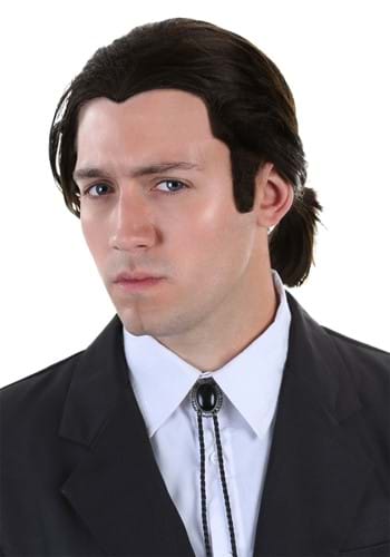 Click Here to buy Pulp Fiction Vincent Vega Wig and Bolo Tie Set from HalloweenCostumes, CDN Funds & Shipping