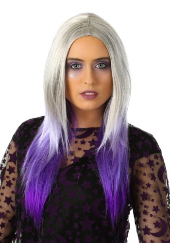 Click Here to buy Womens Purple And Grey Ombre Wig from HalloweenCostumes, CDN Funds & Shipping
