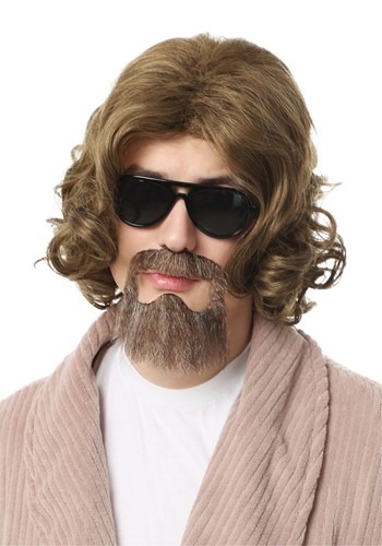 Click Here to buy Big Lebowski Adult The Dude Wig and Beard Kit from HalloweenCostumes, CDN Funds & Shipping
