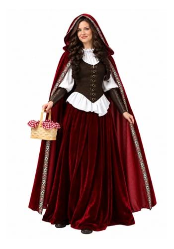 Deluxe Red Riding Hood Womens Costume Main 2