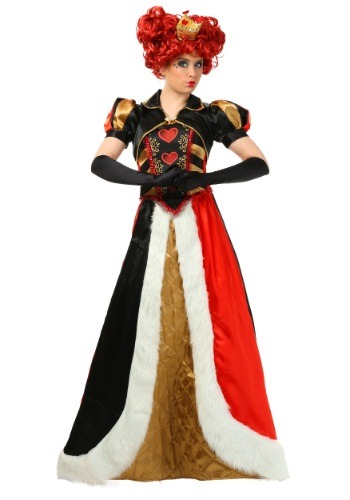 Womens Plus Size Elite Queen of Hearts Costume