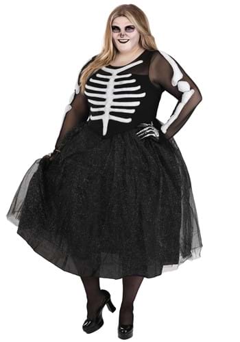 Womens Skeleton Beauty Plus Size Costume