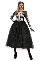 Womens Skeleton Beauty Costume Alt 1