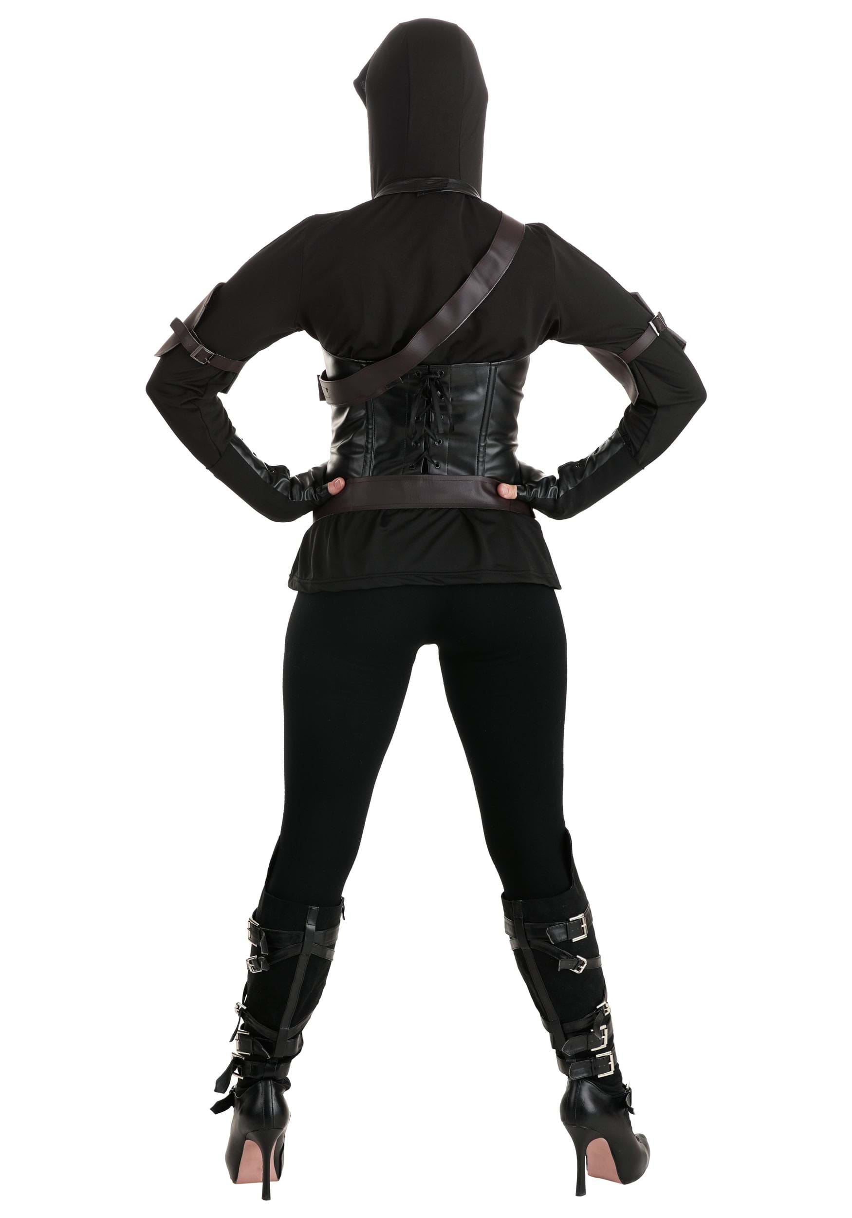  Ninja Assassin Costume for Women Women's Ninja Costume Set  Large : Clothing, Shoes & Jewelry