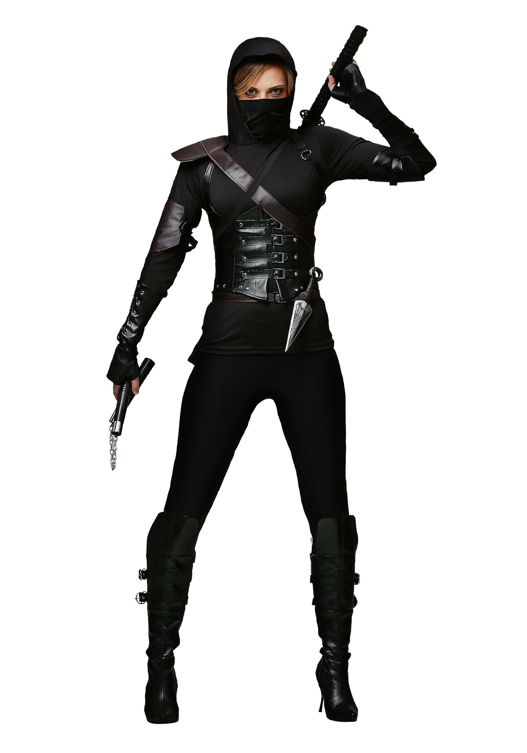 Deadly Ninja Costume, Womens Ninja Costume, Black Ninja, 48% OFF
