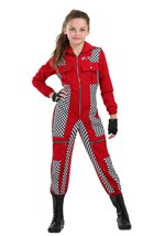 Racer Jumpsuit Girls Costume