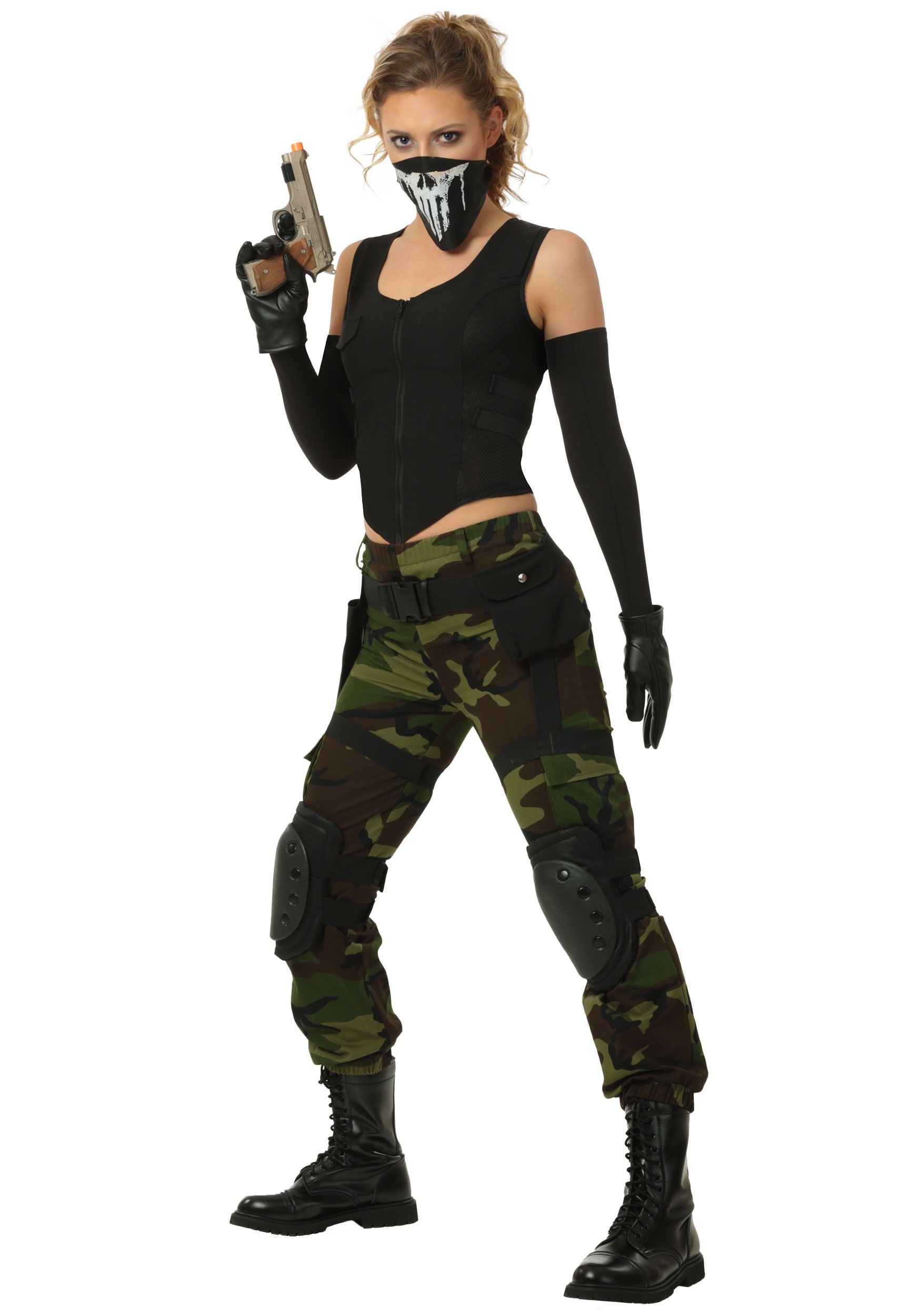 Plus Size Fighting Soldier Women's Costume