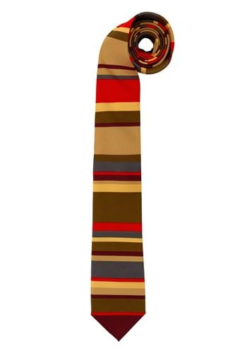 Click Here to buy Doctor Who Fourth Doctor Adult Tie | TV Show Accessories from HalloweenCostumes, CDN Funds & Shipping