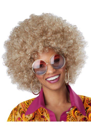 Click Here to buy Dirty Blonde Afro Wig from HalloweenCostumes, CDN Funds & Shipping