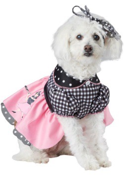 Poodle Skirt Dog Costume