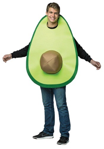 Click Here to buy Avocado Costume for Adults | Fruit Halloween Costumes from HalloweenCostumes, CDN Funds & Shipping