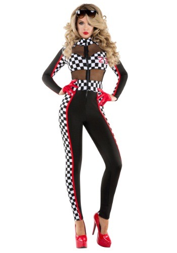 Click Here to buy Womens Racy Racer Costume from HalloweenCostumes, CDN Funds & Shipping
