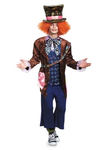 Click Here to buy Adult Deluxe Mad Hatter Costume | Movie Character Costume from HalloweenCostumes, CDN Funds & Shipping