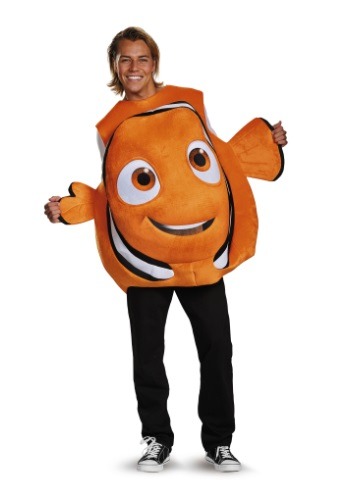 Click Here to buy Nemo Adult Fish Costume from HalloweenCostumes, CDN Funds & Shipping