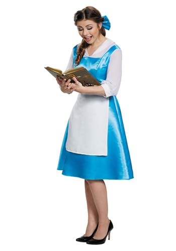 Click Here to buy Belle Blue Costume Dress for Women | Disney Costumes from HalloweenCostumes, CDN Funds & Shipping