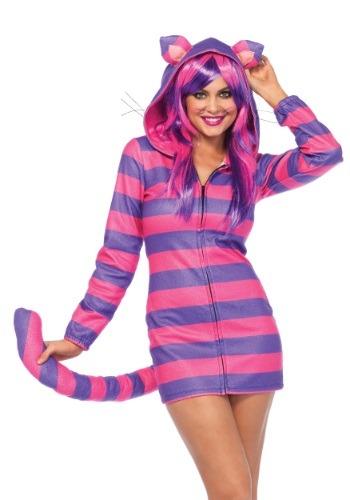 Womens Cozy Cheshire Cat Costume