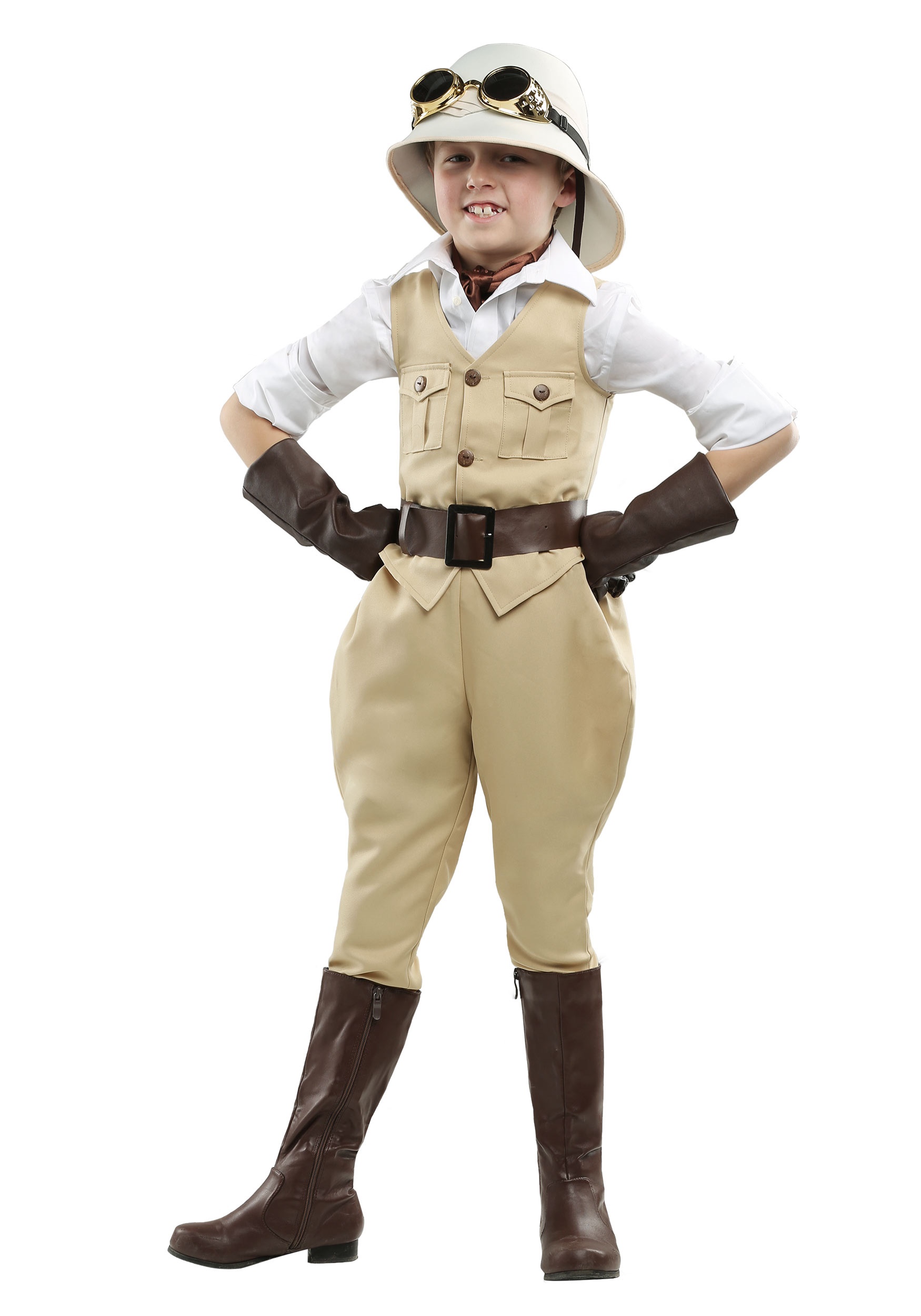 1920s Children Fashions: Girls, Boys, Baby Costumes Safari Hunter Costume for Boys $56.99 AT vintagedancer.com