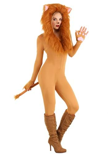 Women's Hooded Lion Costume