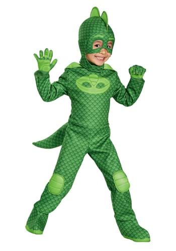 Click Here to buy Boys Deluxe PJ Masks Gekko Costume | Kids Halloween Costume from HalloweenCostumes, CDN Funds & Shipping