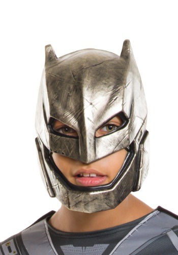 Click Here to buy Dawn of Justice Kids Affordable Armored Batman Mask from HalloweenCostumes, CDN Funds & Shipping