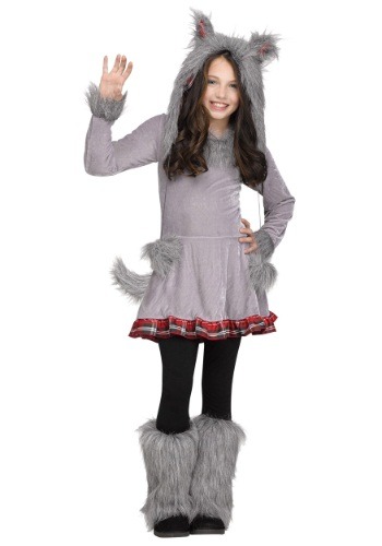 Girls Wolf Cub Costume
