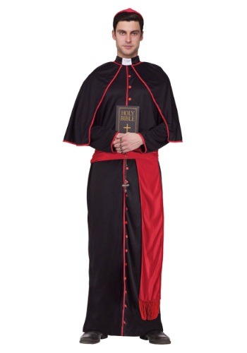 Click Here to buy Mens Cardinal Costume from HalloweenCostumes, CDN Funds & Shipping
