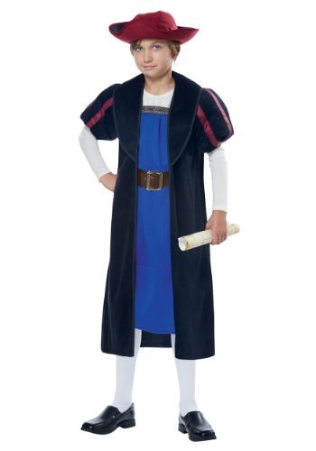 Click Here to buy Christopher Columbus/Explorer Kids Costume from HalloweenCostumes, CDN Funds & Shipping