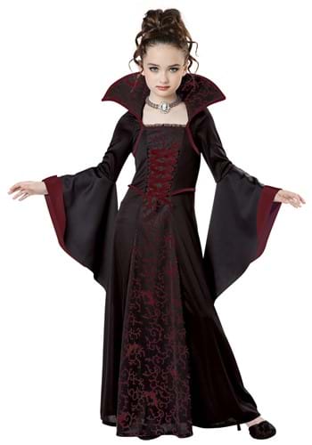 Click Here to buy Girls Royal Vampire Halloween Costume | Vampire Halloween Costumes from HalloweenCostumes, CDN Funds & Shipping