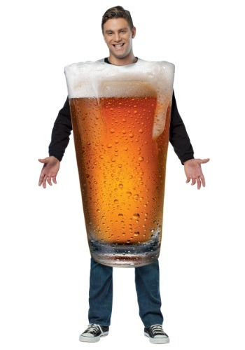 Click Here to buy Adult Pint Of Beer Costume from HalloweenCostumes, CDN Funds & Shipping