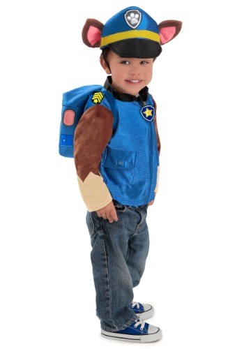Click Here to buy Deluxe Paw Patrol Chase Costume from HalloweenCostumes, CDN Funds & Shipping