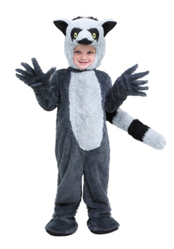 Click Here to buy Lemur Costume for Toddlers from HalloweenCostumes, CDN Funds & Shipping