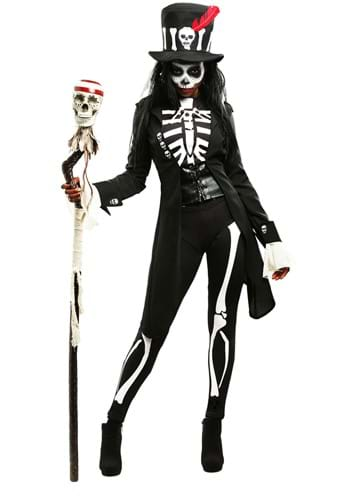 Skeleton Bodysuit Women's Costume