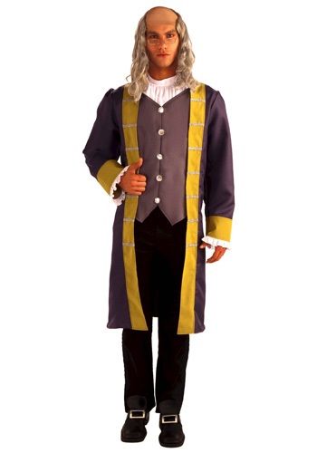 Click Here to buy Adult Benjamin Franklin Costume from HalloweenCostumes, CDN Funds & Shipping