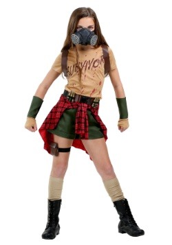 Girls Zombie Survivor Costume