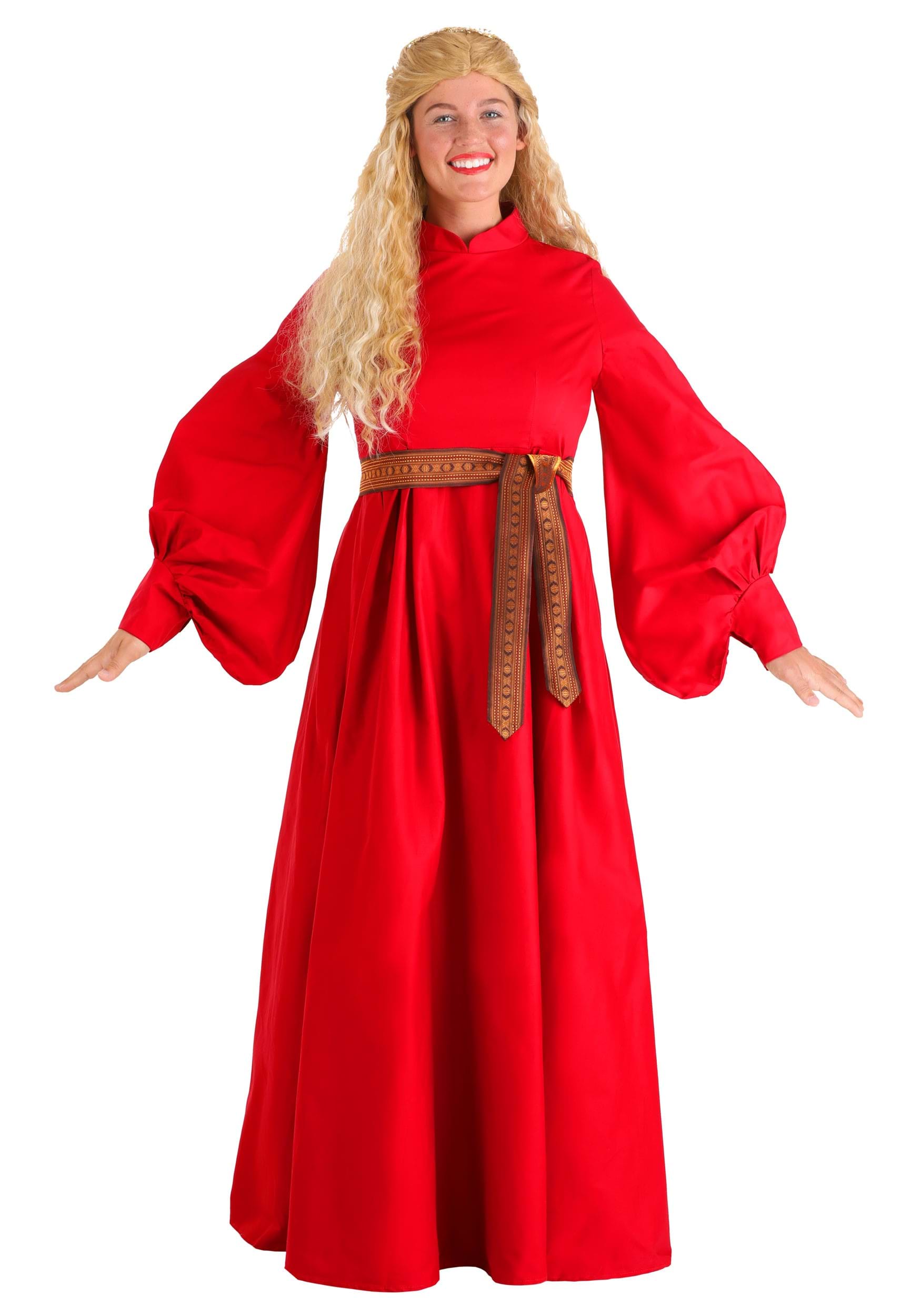 Princess Bride Costume For Women Red Buttercup Dress