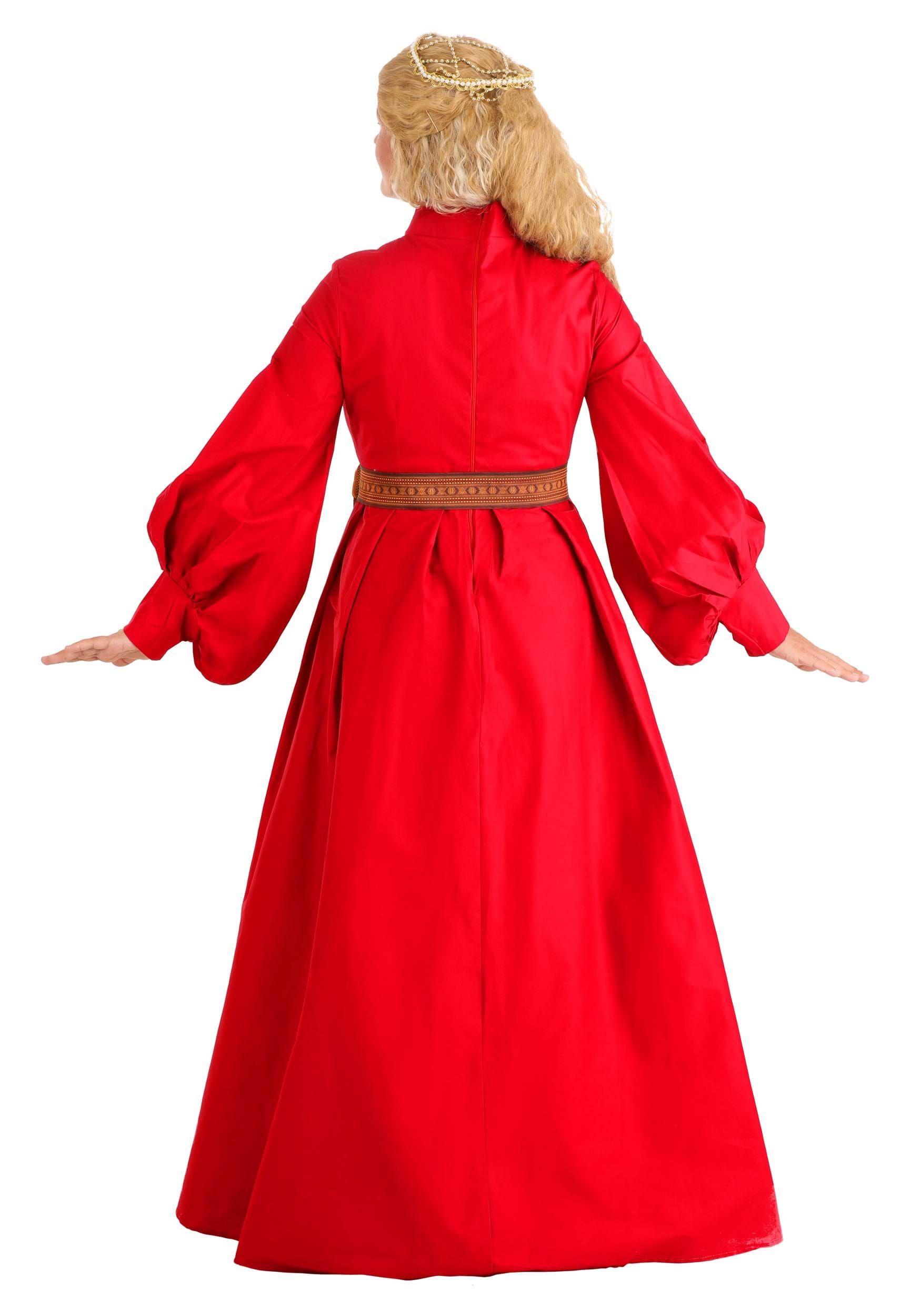 Princess Bride Costume For Women Red Buttercup Dress