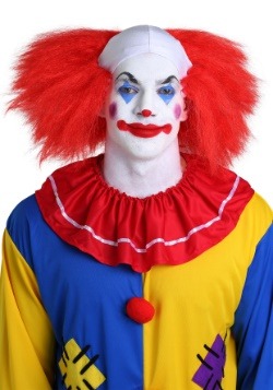 Red Clown Wig With Bald Spot