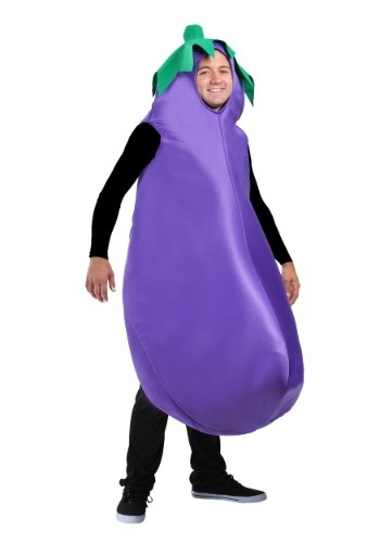 Click Here to buy Adult Purple Eggplant Costume | Funny Food Costumes from HalloweenCostumes, CDN Funds & Shipping