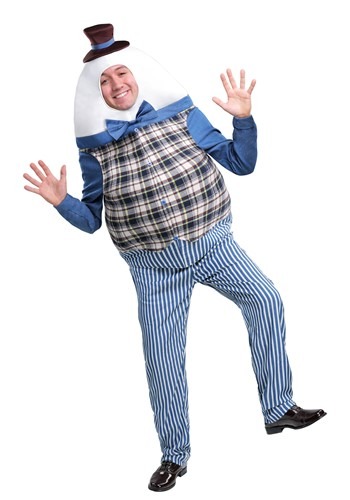 Click Here to buy Classic Humpty Dumpty Costume for Adults from HalloweenCostumes, CDN Funds & Shipping