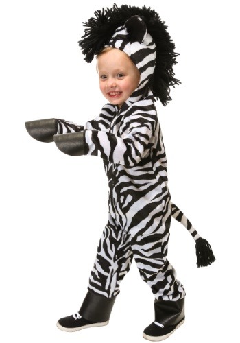 Click Here to buy Wild Zebra Costume for Toddlers from HalloweenCostumes, CDN Funds & Shipping