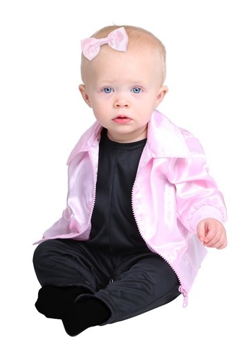 Click Here to buy Grease Pink Ladies Costume for Babies from HalloweenCostumes, CDN Funds & Shipping